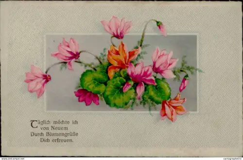 A5920 Blumengrusse AK