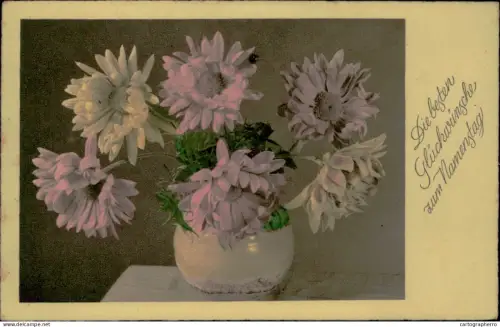 A5920 Blumen Namenstag Postkarte