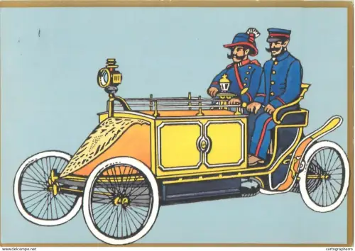 A5376 Postal history postcard Motorpostwagen Berlin um 1900