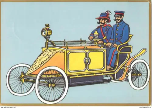 A5376 Postal history postcard Motorpostwagen Berlin um 1900