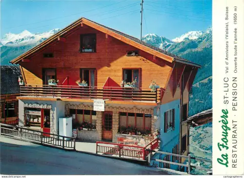 A5375 Switzerland St Luc Val d'Anniviers La Fougere (Valais) Restaurant Pension