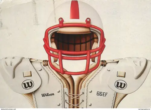 A5374 Wilson American Football kit helmet and shoulder pads