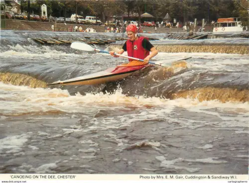 A5374 Canoeing on the Dee Chester extreme sports hobbies