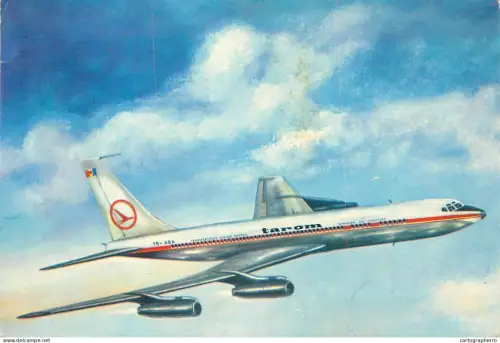 A5374 Tarom Boeing 707 320C airplane