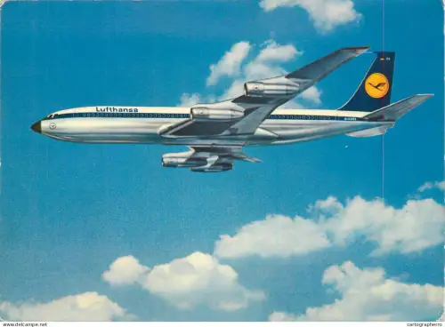 A5374 Lufthansa Boeing 707 International Jet