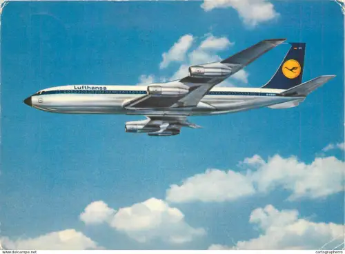 A5374 Lufthansa Boeing 707 International Jet