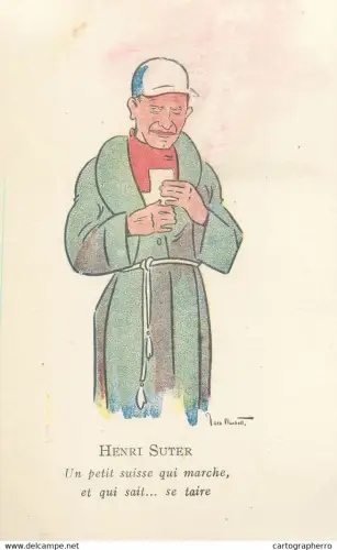 Illustrateur JACK PLUNKETT cyclisme cycling cycliste caricature Henri Suter