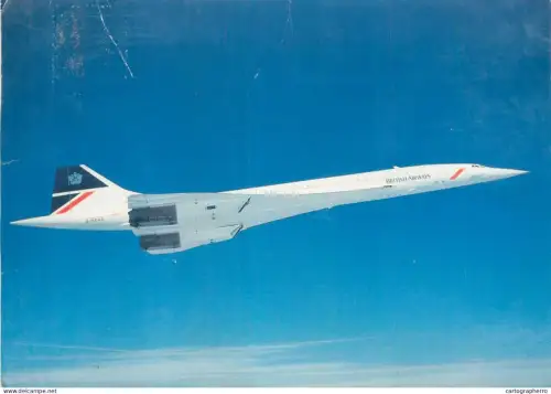 A5373 British Airways Concorde airplane