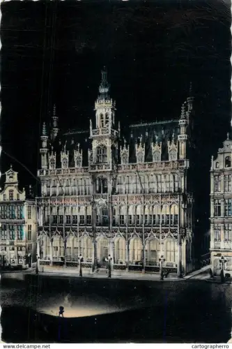 A5372 Belgium Bruxelles Maison du Roi vue de nuit