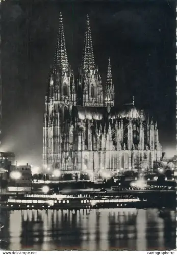 A5372 Germany Koln am Rhein Der Kolner Dom bei Nacht