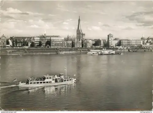 A5372 Germany Dusseldorf Rheinpartie sailing vessel