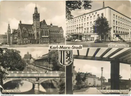 A5372 Germany Chemnitz Karl Marx Stadt multi view