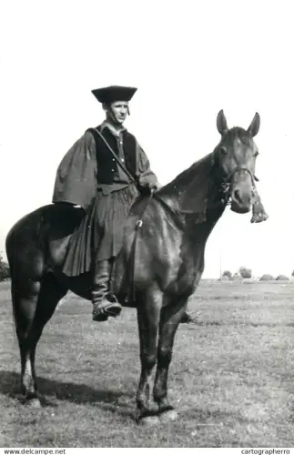 A5371 Hungarian ethnic types and scenes horse breeder horse rider typical clothing