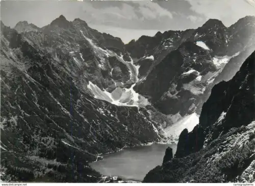 A5371 Poland Tatry Kotlina Morskiego Oka picturesque mountain scenery