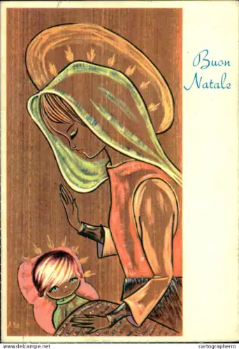 A5919 Buon natale Italia ship franking stamp giornata del francobollo 1971