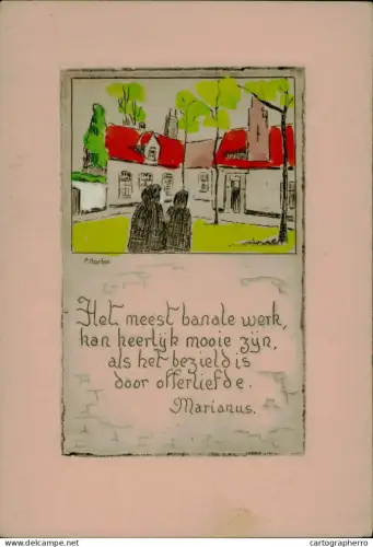 A5919 P. Chardon greetings card Marianus