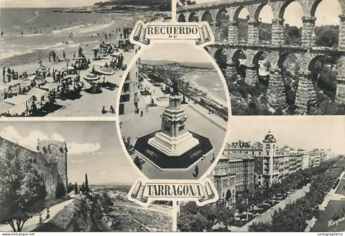 A5371 Spain Tarragona multi view souvenir