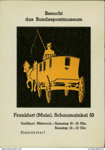 A5919 Postal Services Frankfurt 1961