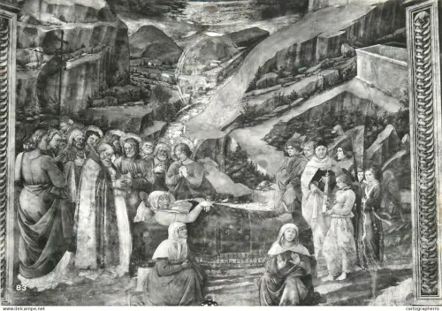 A5371 Italy Spoleto Morte della Madonna alfresco di F. Lippi