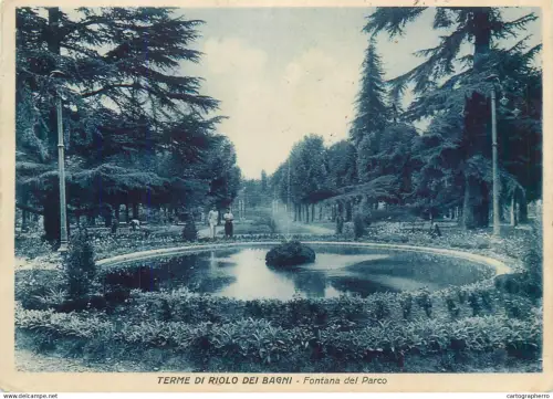 A5370 Italy Riolo Terme fontana del parco