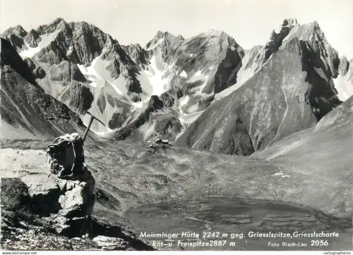A5370 Austria Memminger Hutte geg. Griesslspitze
