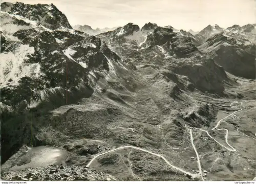 A5370 Switzerland Julier Pass aerial view