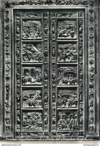 A5370 Italy Firenze Baptistry - Door of the Paradise