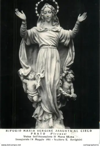 A5370 Italy Firenze Statua dell'Assunzione di Maria