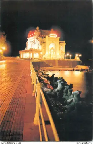 A5358 Romania Constanta Restaurantul "Cazino" aspect nocturn