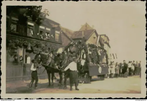 Europe funeral procession real photo 6 x 9 cm