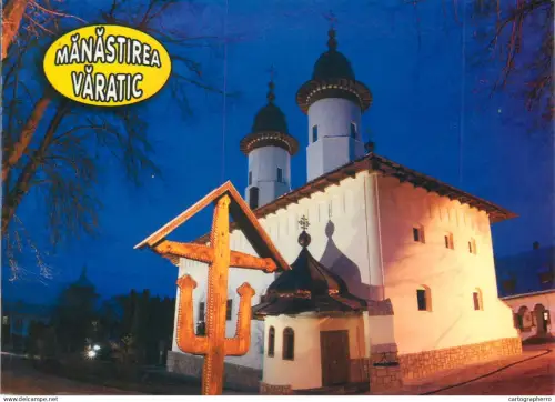 A5357 Romania Manastirea Varatic jud. Neamt Biserica "Adormirea Maicii Domnului"