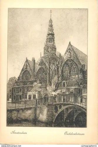 A5356 Netherlands Amsterdam Oudekerkstoren
