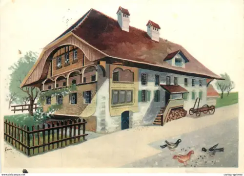 A5356 Berner Dreisassenhaus - Fritz Krumenacher