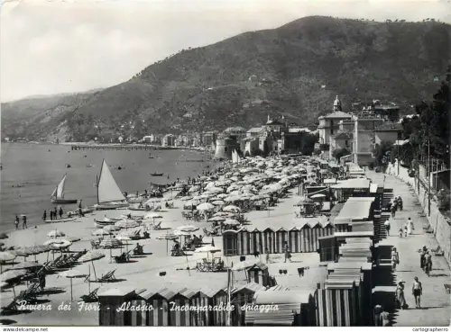 A5354 Italy Riviera dei Fiori Alassio spiaggia