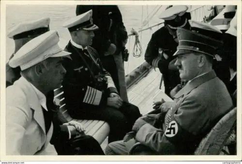 Germany Berlin Olympics Olympia 1936 Cigarettes Trade Card - Die Fuhrer