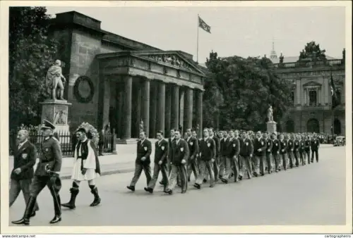 Germany Berlin Olympics Olympia 1936 Cigarettes Trade Card - Die Olympia-Expedition Griechenlands mit Spyridon Loues