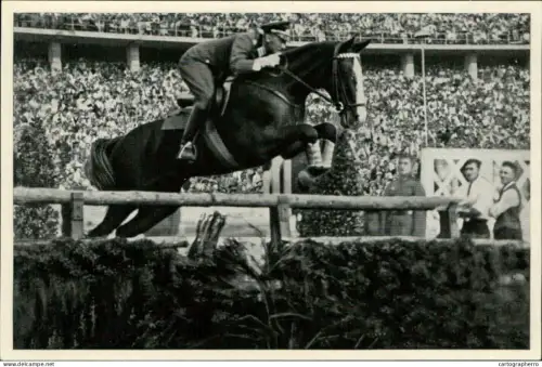 Germany Berlin Olympics Olympia 1936 Cigarettes Trade Card - Kurt Hasse auf Tora