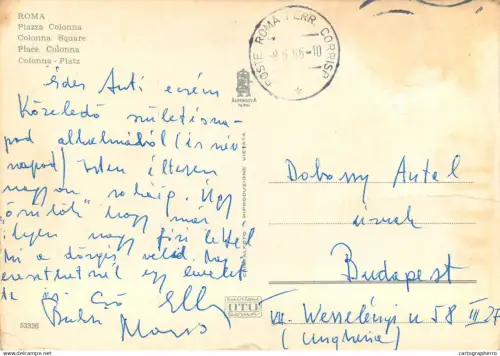 A5354 Italy Roma Piazza Colonna