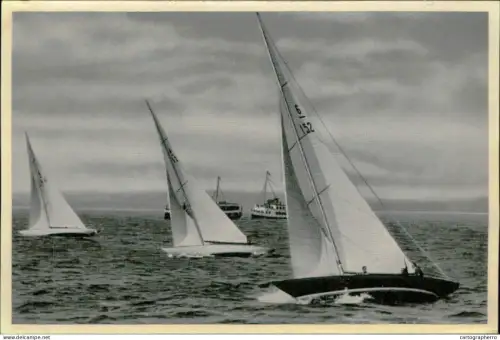 Germany Berlin Olympics Olympia 1936 Cigarettes Trade Card - Boote