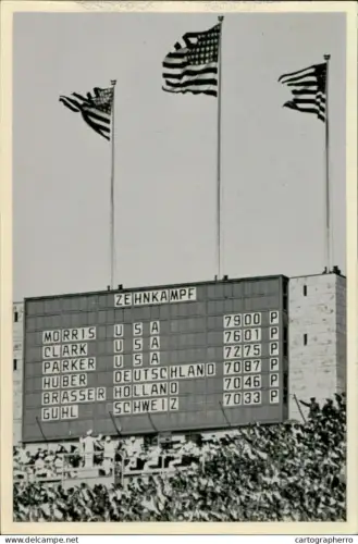 Germany Berlin Olympics Olympia 1936 Cigarettes Trade Card - Die USA