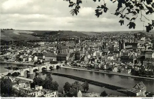 A5349 Germany Wurzburg Alte Mainbrucke und Stadt