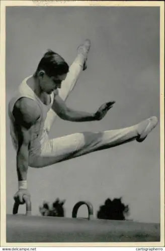 Germany Berlin Olympics Olympia 1936 Cigarettes Trade Card - Konrad Frey