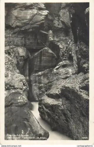 A5349 Germany Breitachklamm Oberstdorf Tiefenbach im Allgau
