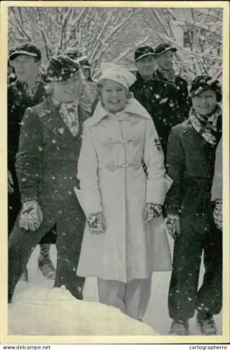 Germany Berlin Olympics Olympia 1936 Cigarettes Trade Card - Sonja Henie