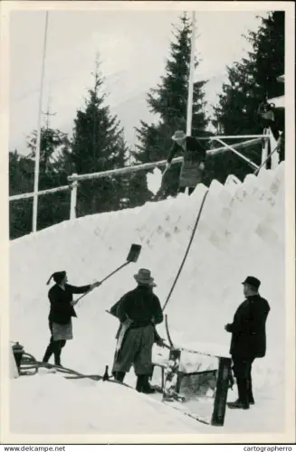 Germany Berlin Olympics Olympia 1936 Cigarettes Trade Card - Bobbahn