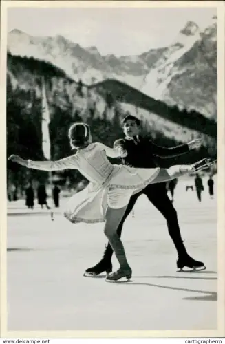 Germany Berlin Olympics Olympia 1936 Cigarettes Trade Card - Geschwister Pausin