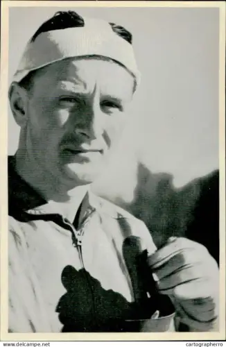 Germany Berlin Olympics Olympia 1936 Cigarettes Trade Card - Sven Ivan Eriksson