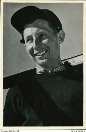 Germany Berlin Olympics Olympia 1936 Cigarettes Trade Card - Franz Pfnur