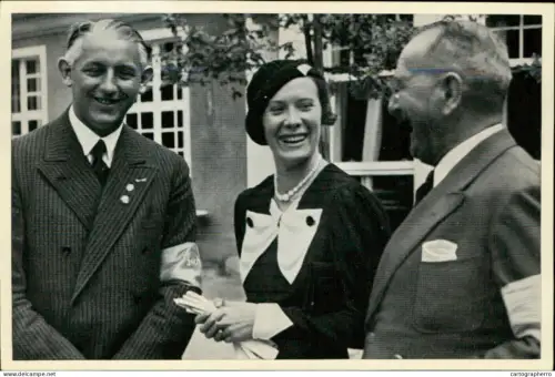 Germany Berlin Olympics Olympia 1936 Cigarettes Trade Card - Drei deutsche Fechtgrossen