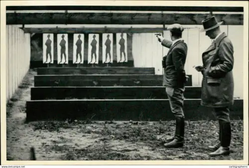 Germany Berlin Olympics Olympia 1936 Cigarettes Trade Card - Pistolenschutzen